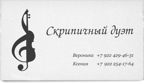 Скрипичный дуэт