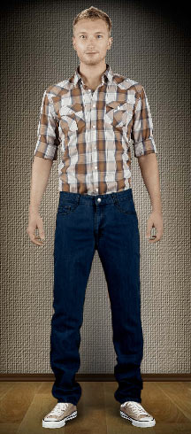 Взяли ткань потемнее