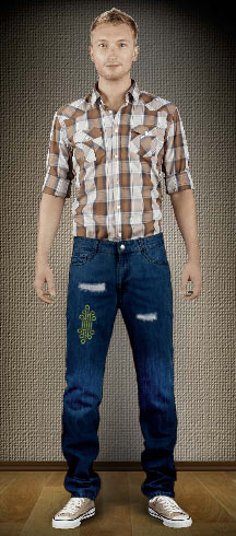 Добавили вышивку